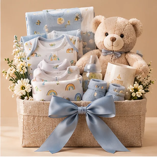 Welcome Baby Pink Basket
